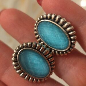 Lagos maya turquoise earrings